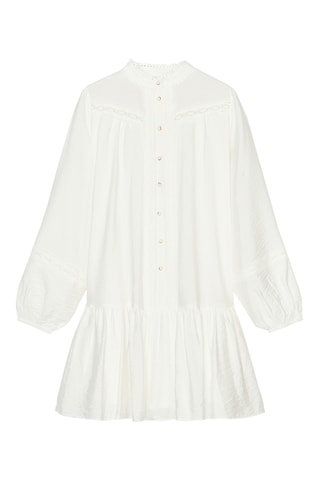 Robe taille basse - Blanc