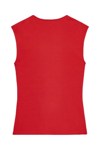 T-shirt sans manches - Rouge