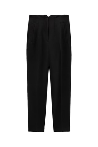 Pantalon taille haute - Noir