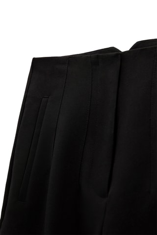 Pantalon taille haute - Noir