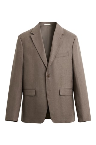 Veste en lin - Taupe