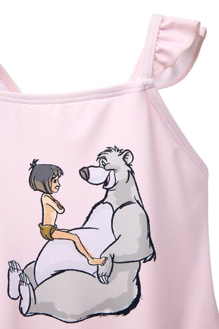 Maillot 1 pièce Mogli et Baloo Livre de la jungle Disney - Rose