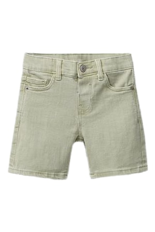 Short en jean - Vert clair