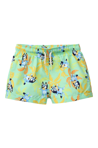 Short de bain Bluey - Vert d’eau et bleu