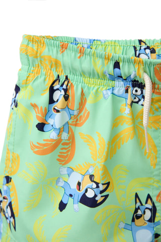 Short de bain Bluey - Vert d’eau et bleu
