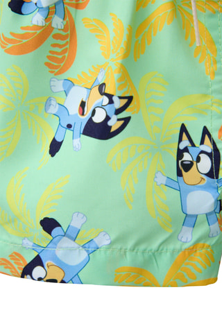 Short de bain Bluey - Vert d’eau et bleu
