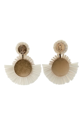 Boucles d’oreilles - Blanc et noir