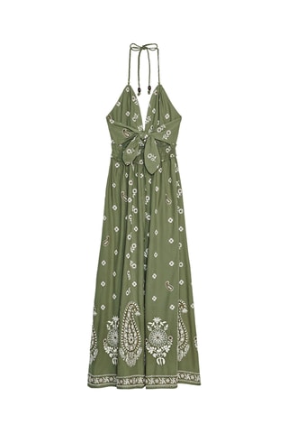 Robe midi - Kaki
