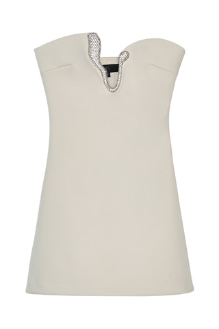 Robe bustier - Beige