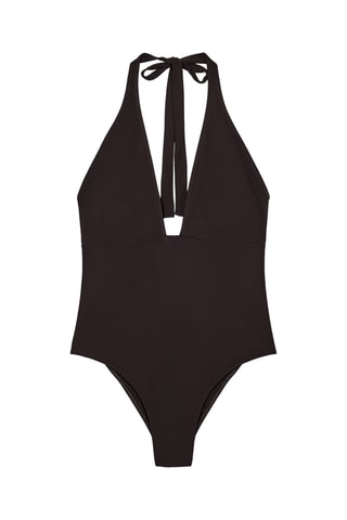 Maillot 1 pièce - Marron