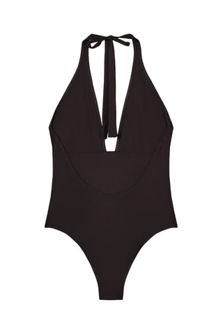 Maillot 1 pièce - Marron