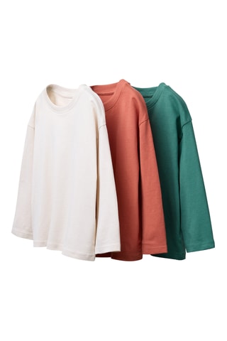 5 t-shirts - Rose et vert