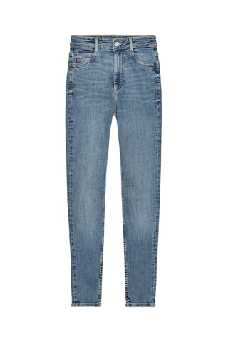 Jean taille haute - Bleu cobalt