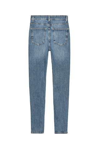 Jean taille haute - Bleu cobalt