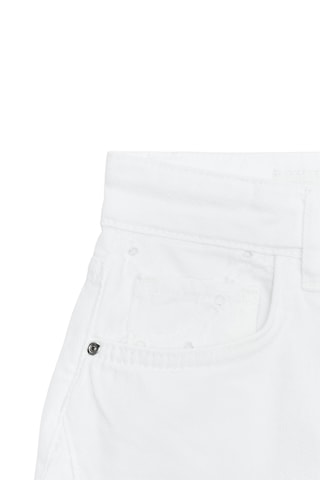 Short en jean - Blanc