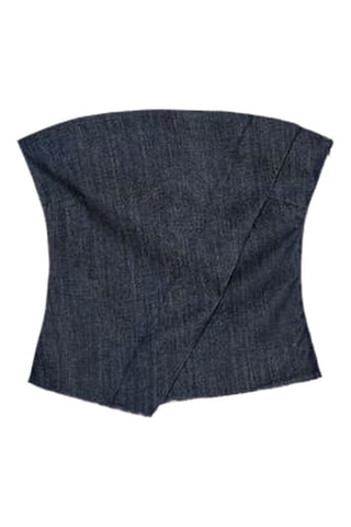 Top bustier - Gris foncé
