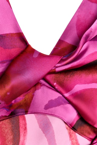 Robe longue - Fuchsia et violet