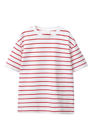 T-shirt - Blanc et rouge