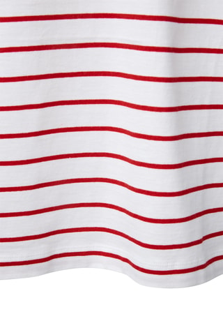 T-shirt - Blanc et rouge