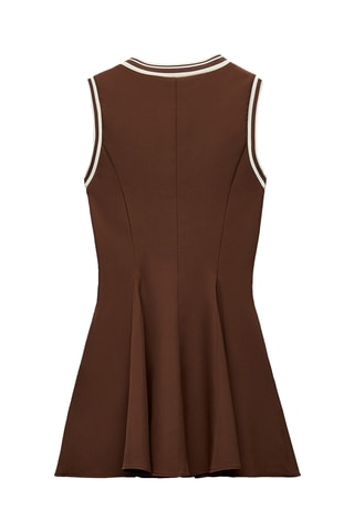 Robe trapèze - Marron