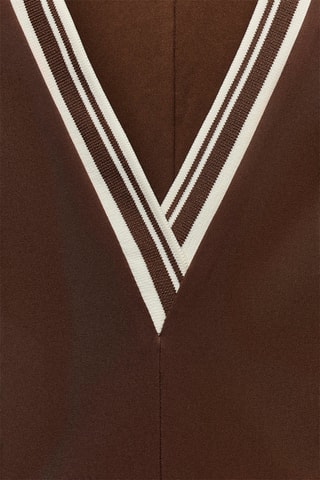 Robe trapèze - Marron