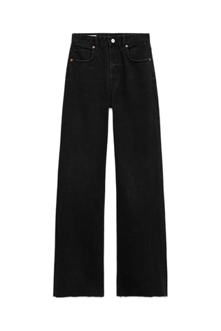Jean wide legs taille haute - Noir