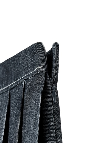 Jupe-short en jean - Noir