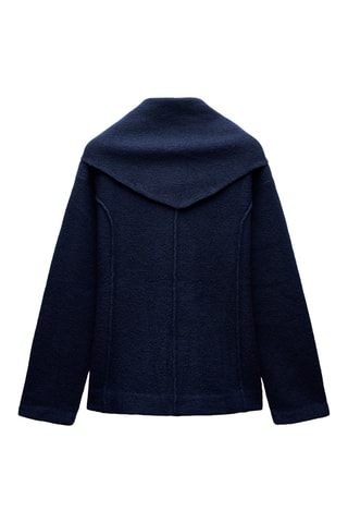 Manteau en laine - Bleu marine