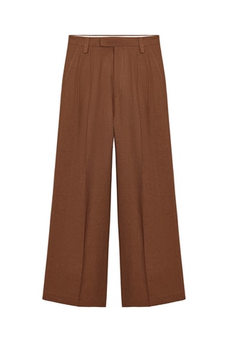 Pantalon en lin - Marron