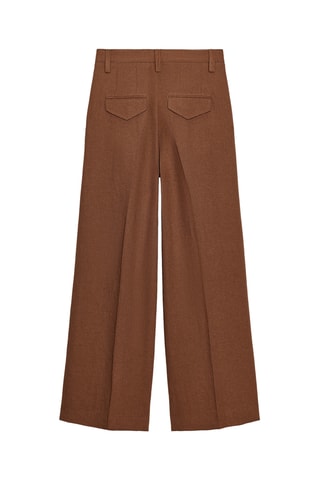 Pantalon en lin - Marron