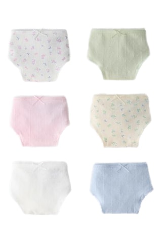6 culottes - Rose et jaune