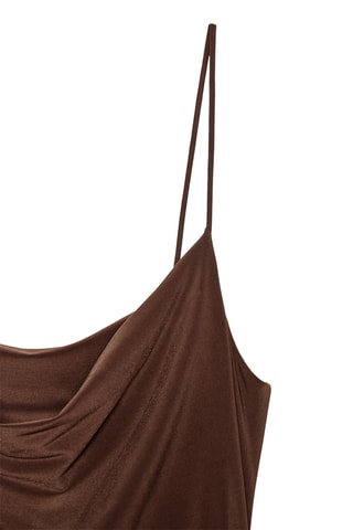 Robe midi - Marron