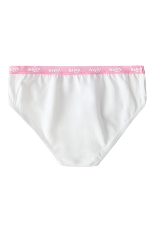 3 culottes Bluey - Blanc et rose