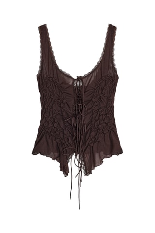 Crop top - Marron