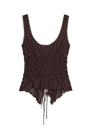 Crop top - Marron