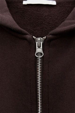 Sweat à capuche - Marron foncé
