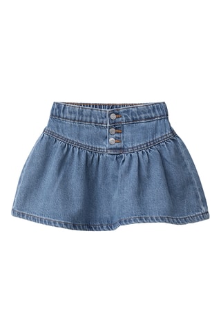 Jupe en jean - Bleu cobalt