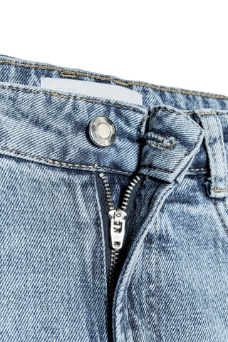 Jean wide legs taille haute - Bleu