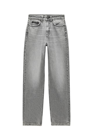 Jean Mom taille haute - Gris