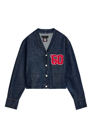 Veste en jean - Bleu marine