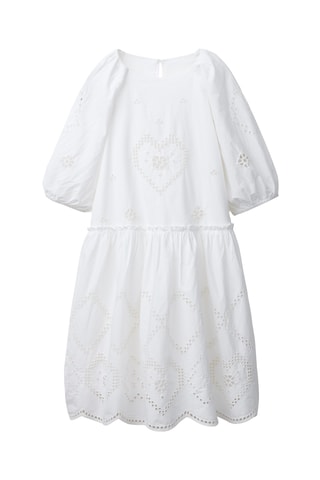 Robe en broderie anglaise - Blanc