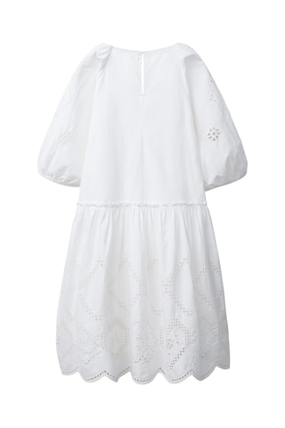 Robe en broderie anglaise - Blanc