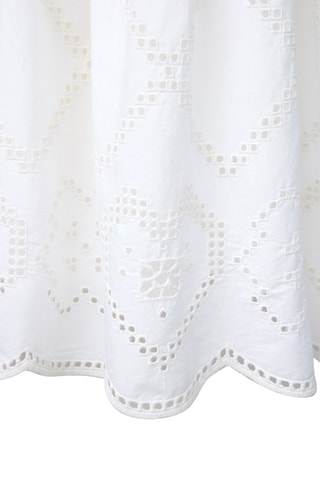 Robe en broderie anglaise - Blanc