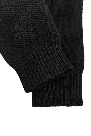 Gants en laine et cachemire - Noir