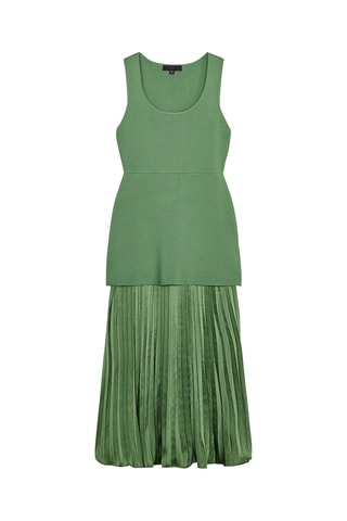 Robe trompe-l’œil - Vert