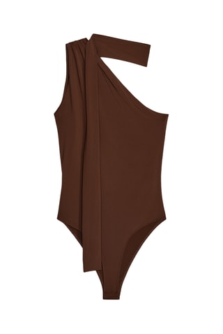 Body asymétrique - Marron