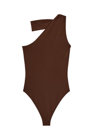 Body asymétrique - Marron