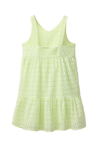 Robe en broderie anglaise - Vert clair
