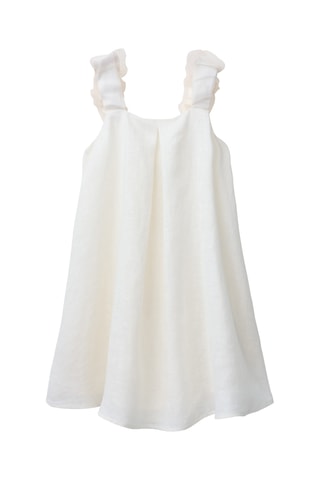 Robe en lin - Blanc