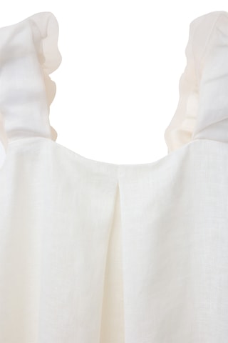 Robe en lin - Blanc